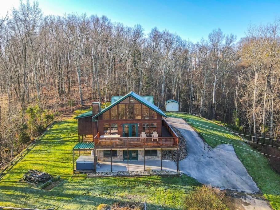 Dog Friendly! Views! Hot Tub! Close To Pf! Gsmnp Sevierville Ngoại thất bức ảnh